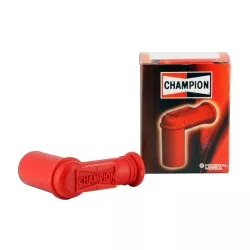 Champion - Capuchon Antiparasite Champion Ø14mm Bougie Avec Douille Antiparasite Coudé 90° Silicone