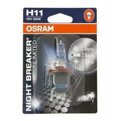 Osram - Ampoule H11 Night Breaker - 12V 55W Pgj19-2 - Blister 1 ampoule