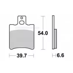 Sifam - Plaquette de frein Sifam Métal Fritté haute performance norme KBA/ABE