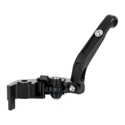 Sifam - Kit Leviers de Frein et d'Embrayage CNC Réglables et Rétractables - Anodisés Noir SUZUKI GSF 650 et 1200 BANDIT S/N