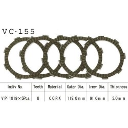 Kyoto - Kit Disques d'Embrayage Garnis Cross Cm125 C 1982/1999
