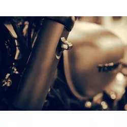 Tube cache fourche 47 mm avec clignotants intégrés pour Triumph Bobber Black 2018 et +