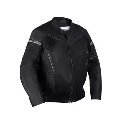 Blouson moto grande taille BERING Cancun noir gris