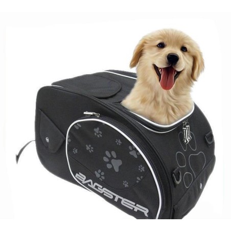 Sacoche réservoir magnétique Bagster Discovery PUPPY Noir, 30 Litres.