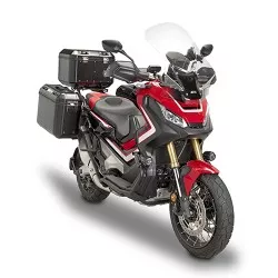 Paire de feux antibrouillard, homologués,  S322 GIVI avec technologie LED et corp Aluminium peint en Noir.