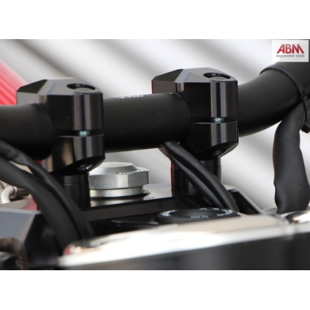 Guidon moto ABM BOOSTER Streetbike - 28 mm pour poignées chauffantes