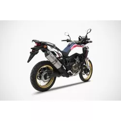 Silencieux racing carbone ZARD pour Honda CRF1000L Africa Twin 2016-2017