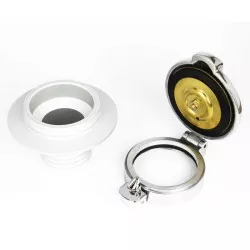 Adaptateur + bouchon Monza pour BMW R65 / R70 / R80 / R90 / R100