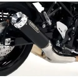 Silencieux REBEL ARROW, Nichrom Dark, embout aluminium pour Kawasaki Z900RS 2017-2018