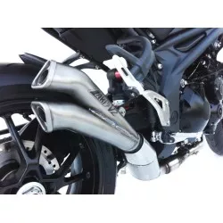 Silencieux titane racing V2 ZARD pour Triumph Speed Triple 2011-2015