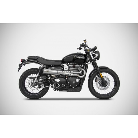 Ligne complète racing version tiger ZARD pour Triumph Street Scrambler