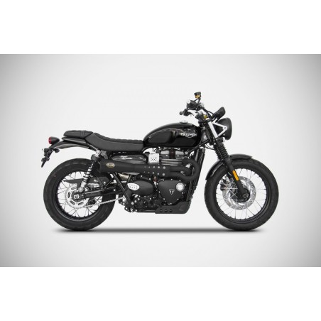 Ligne complète racing version tiger ZARD pour Triumph Street Scrambler