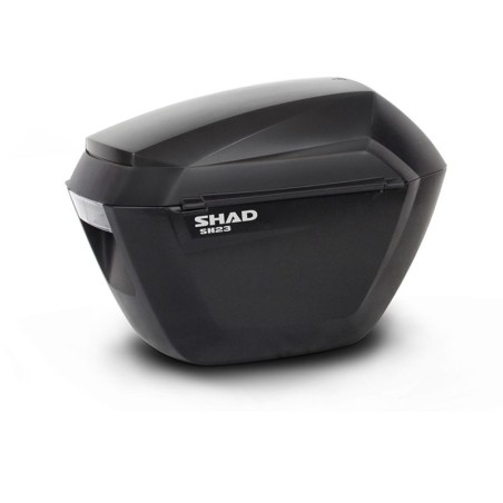 Side cases Valises latérales moto SHAD SH23 Noir Brut, volume 23 litres
