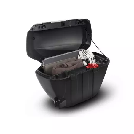 Side cases Valises latérales moto SHAD SH23 Noir Brut, volume 23 litres