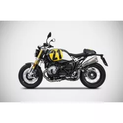 Silencieux court haut inox racing ZARD pour BMW RNineT