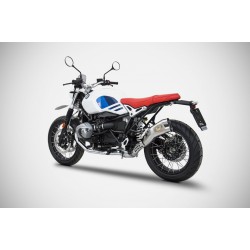 Silencieux bas inox homologué ZARD pour BMW RNineT