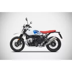 Silencieux bas inox homologué ZARD pour BMW RNineT