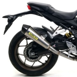 Silencieux X-KONE ARROW 71892XKI Nichrom Inox embout carbone pour Honda CB650R 2019 et +
