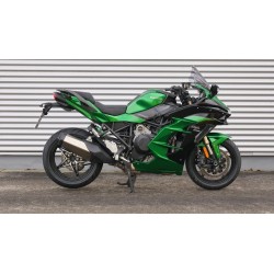 Kit complet STREET bike ABM guidon droit 28mm pour Kawasaki Ninja H2 SX 2018 et +