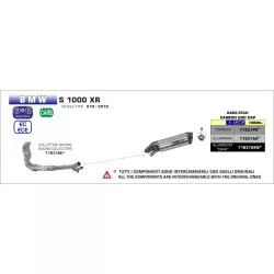 Silencieux Maxi RACE-TECH 71837AKN DARK ARROW aluminium noir pour BMW S1000XR 2015-2018