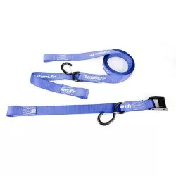 Sifam - Sangles de guidon BLUE FORCE (x2) avec Crochets Sécurité - 32 x 250 mm - Résistance 500Kg