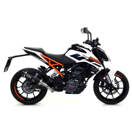 Silencieux THUNDER ARROW 71860AKN Dark aluminium noir pour KTM Duke 125 2017-2018