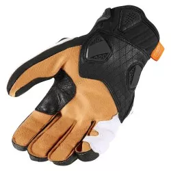 Gants moto Icon Hypersport Short Blanc