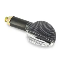 Sifam - Paire de mini clignotants Triangle long - look carbone