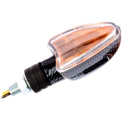 Sifam - Paire de Mini Clignotants C.E Triangle Court Look Carbone Ampoule: OL7550 12v 23w