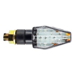 Sifam - Paire de Mini Clignotants LED Triangulaire avec Refecteur Arriere orange  12 le