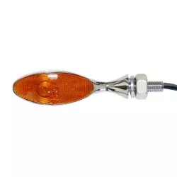 Sifam - Paire de Mini Clignotants C.E Slim Acier Chromé Homologués C.E