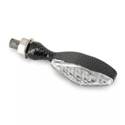 Sifam - Paire de mini clignotants Losange à LED - Look Carbone