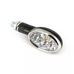 Sifam - Paire de mini clignotants LED Ovale - noir