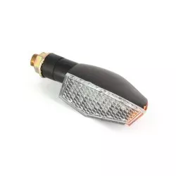 Sifam - Paire de mini clignotants LED Courbé + Led Latérale - noir