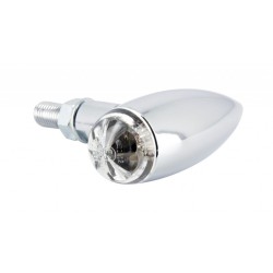 Sifam - Paire de Clignotants Bullet - Acier Chromé - Homologués C.E - 12v 21w