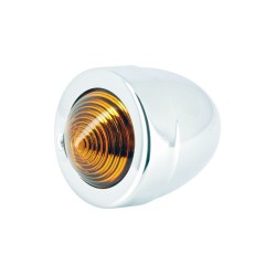Sifam - Mini Clignotant C.E Glide Chromé - Vendu à l'Unité Homologué C.E : Ø 57 mm L 77 mm