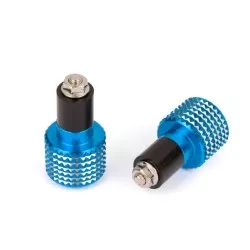 Sifam - Embouts de Guidon Grille Ø17 Anodisés Bleu