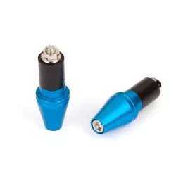 Sifam - Embouts de Guidon Conique Ø17 Anodisés Bleu