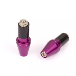 Sifam - Embouts de Guidon Conique Ø17 Anodisés Violet