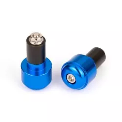 Sifam - Embouts de Guidon Ronds Ø17 Anodisés Bleu
