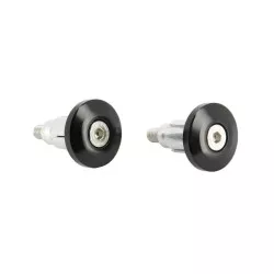 Sifam - Embouts de Guidon Plats Ø13 et 17 Couleur Noir