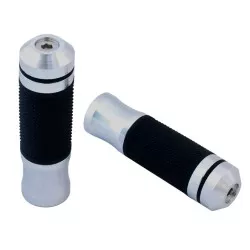 Sifam - Poignées Bicolores Argent Longueur 128mm - Ø22/24mm