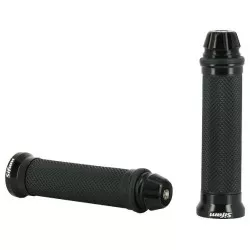 Sifam - Poignées Noires Fermées Avec Embouts De Guidon Vissés ø22mm