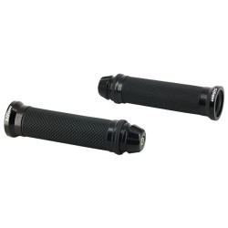 Sifam - Poignées Noires Fermées Avec Embouts De Guidon Vissés ø22mm