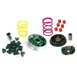 Athena - Variateur Piaggio 300/400 4T Gilera / MP3 - SANS Ressort 8 Galets 25x17-15g