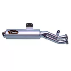 Marving - Silencieux Amacal XTZ750 SUPERTENERE Ø100 Chromé Revêtement Alu Homologué