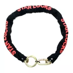 Star Locks - Antivol Chaîne Lasso Seule - Section Carrée 9.5mm - Long. 1m