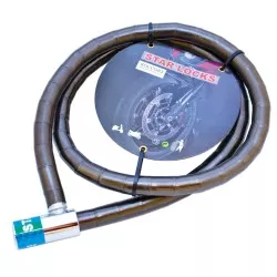 Star Locks - Antivol Câble Articulé Ø18mm x 1M20 Gaine Fumée