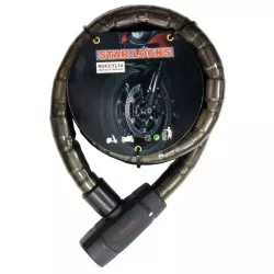 Star Locks - Antivol Câble Articulé Ø22mm x 1M50