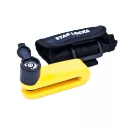Star Locks - Antivol Bloque Disque Moto Ø10mm - Housse Fournie